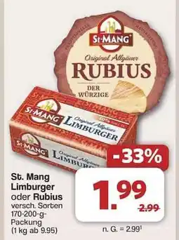 Famila Nord Ost St. Mang Limburger oder Rubius Angebot