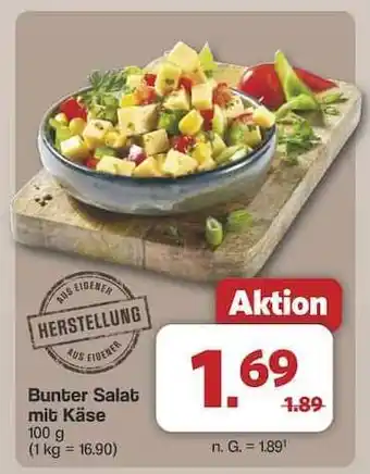 Famila Nord Ost Bunter Salat mit Käse Angebot