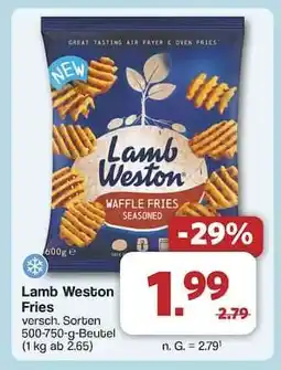 Famila Nord Ost Lamb Weston Fries Angebot