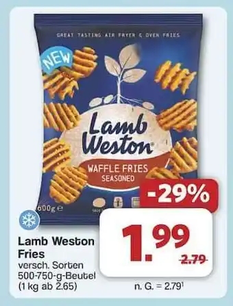 Famila Nord Ost Lamb Weston Fries Angebot
