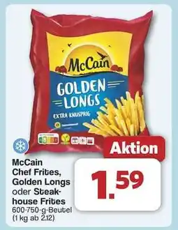 Famila Nord Ost McCain Chef Frites, Golden Longs oder Steakhouse Frites Angebot