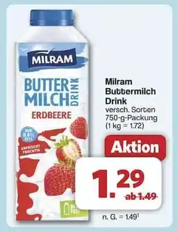 Famila Nord Ost Milram Buttermilch Drink Angebot