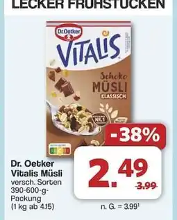 Famila Nord Ost DR. OETKER Vitalis-Müsli Angebot