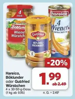 Famila Nord Ost Hareico, Böklunder oder Gutfried Würstchen Angebot