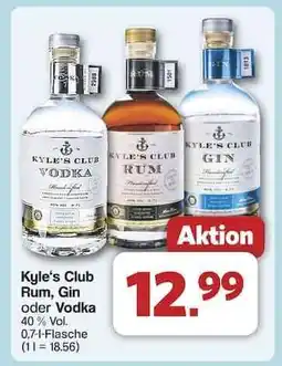 Famila Nord Ost Kyle's Club Rum, Gin oder Vodka Angebot