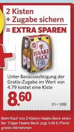Famila Nord Ost Haake Beck Pils Angebot