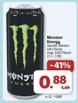 Famila Nord Ost Monster Energy Angebot