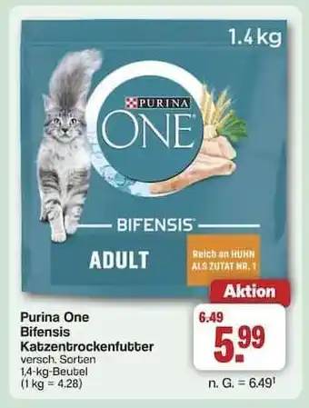 Famila Nord Ost Purina One Bifensis Katzentrockenfutter Angebot