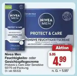 Famila Nord Ost NIVEA MEN Feuchtigkeits- oder Gesichtspflegecreme Angebot