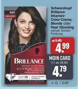 Famila Nord Ost Schwarzkopf Brillance Intensiv-Color-Creme Angebot