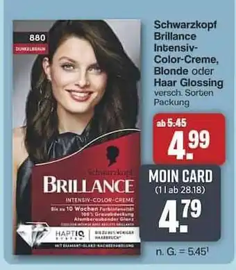 Famila Nord Ost Schwarzkopf Brillance Intensiv-Color-Creme Angebot
