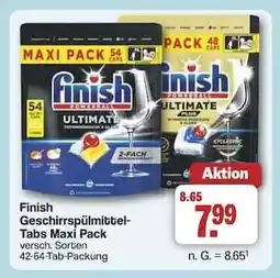 Famila Nord Ost Finish Geschirrspülmittel-Tabs Maxi Pack Angebot