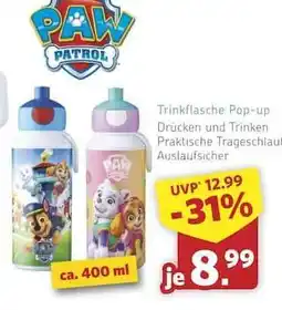 Famila Nord Ost Trinkflasche Pop-up Angebot