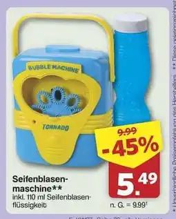 Famila Nord Ost Seifenblasenmaschine Angebot