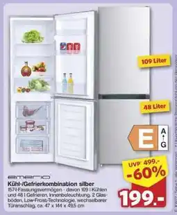 Famila Nord Ost Kühl/Gefrierkombination silber Angebot