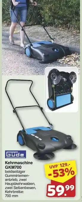 Famila Nord Ost Güde Kehrmaschine GKM700 Angebot