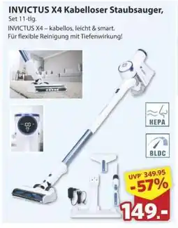 Famila Nord Ost INVICTUS X4 Kabelloser Staubsauger Angebot