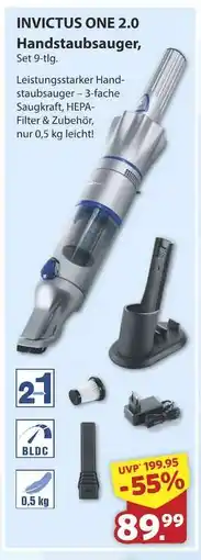 Famila Nord Ost INVICTUS ONE 2.0 Handstaubsauger Angebot