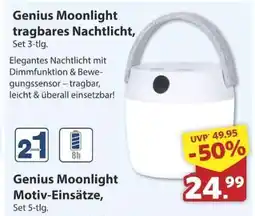 Famila Nord Ost Genius Moonlight tragbares Nachtlicht, Set 3-tlg Angebot