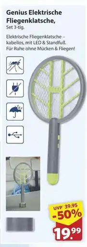 Famila Nord Ost Genius Elektrische Fliegenklatsche, Set 3-tlg Angebot