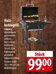 Famila Nord Ost Holzkohlegrill 'Calgary' Angebot