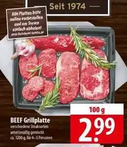 Famila Nord Ost BEEF Grillplatte Angebot