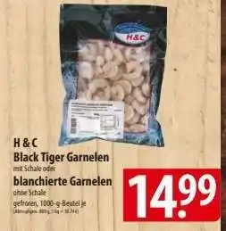 Famila Nord Ost H & C Black Tiger Garnelen Angebot