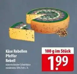 Famila Nord Ost Käse Rebellen Pfeffer Rebell Angebot