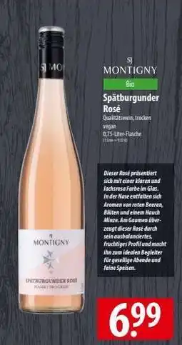 Famila Nord Ost SJ Montigny Bio Spätburgunder Rosé Angebot