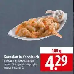 Famila Nord Ost Garnelen in Knoblauch Angebot