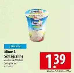 Famila Nord Ost Minus L Schlagsahne Angebot