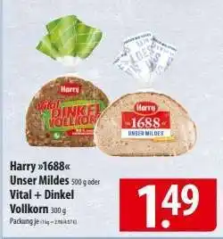 Famila Nord Ost Harry 1688 Unser Mildes / Vital + Dinkel Vollkorn Angebot
