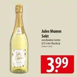 Famila Nord Ost Jules Mumm Sekt Angebot