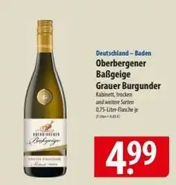 Famila Nord Ost Oberbergener Baßgeige Grauer Burgunder Angebot