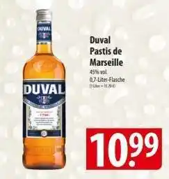 Famila Nord Ost Duval Pastis de Marseille Angebot