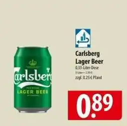 Famila Nord Ost Carlsberg Lager Beer Angebot