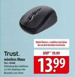 Famila Nord Ost Trust wireless Maus Yvi+ 25440 Angebot