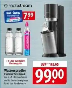 Famila Nord Ost Wassersprudler Duo titan Vorteilspack Angebot