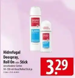Famila Nord Ost Hidrofugal Deospray, Roll On oder Stick Angebot