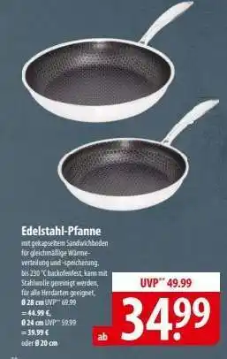 Famila Nord Ost Edelstahl-Pfanne Angebot