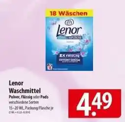 Famila Nord Ost Lenor Waschmittel Angebot