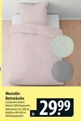 Famila Nord Ost Musselin-Bettwäsche Angebot
