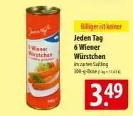 Famila Nord Ost Jeden Tag 6 Wiener Würstchen Angebot