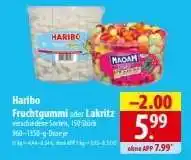 Famila Nord Ost Haribo Fruchtgummi oder Lakritz Angebot