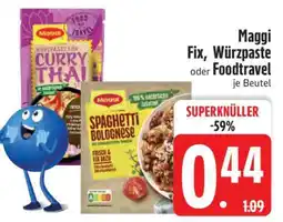 Edeka Maggi Fix, Würzpaste oder Foodtravel Angebot