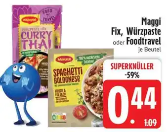 Edeka Maggi Fix, Würzpaste oder Foodtravel Angebot