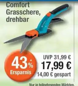 Edeka Comfort Grasschere, drehbar Angebot