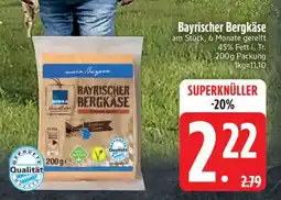 Edeka Bayrischer Bergkäse Angebot