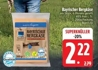 Edeka Bayrischer Bergkäse Angebot