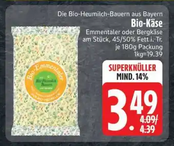 Edeka Bio-Käse Angebot